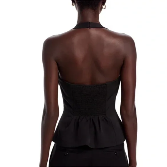 Lucy Paris Vivienne Bow Halter Top - Picture 2 of 7